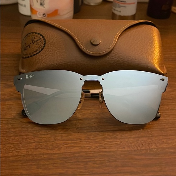 Ray-Ban Accessories - Ray Ban Blue tinted sunglasses with case